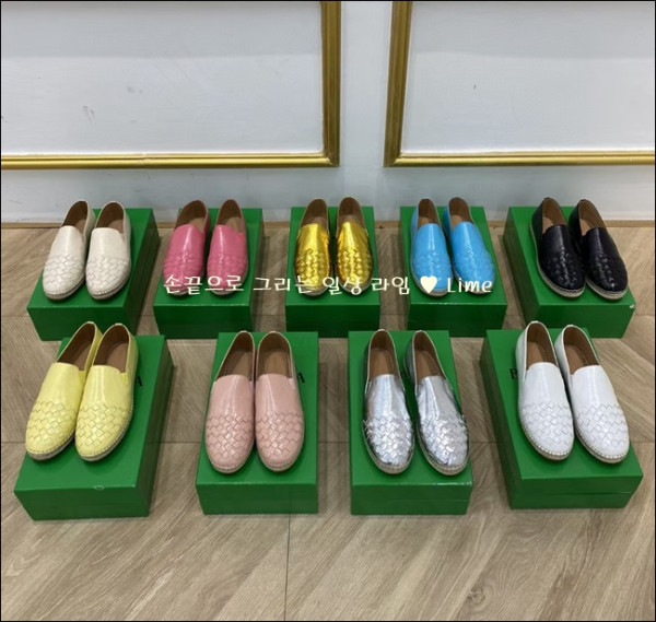 [라임]보테가베네타 슬립온 Espadrilles~