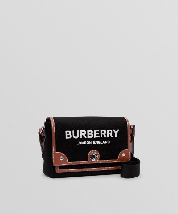 [BURBERRY-버버리] 호스페리 프린트 캔버스 노트 크로스 백