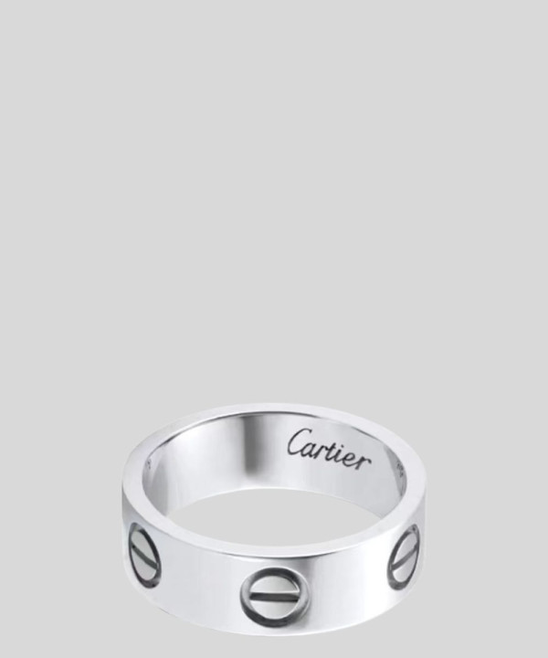 [CARTIER-까르띠에] 러브링 반지 화이트 골드 B4084700