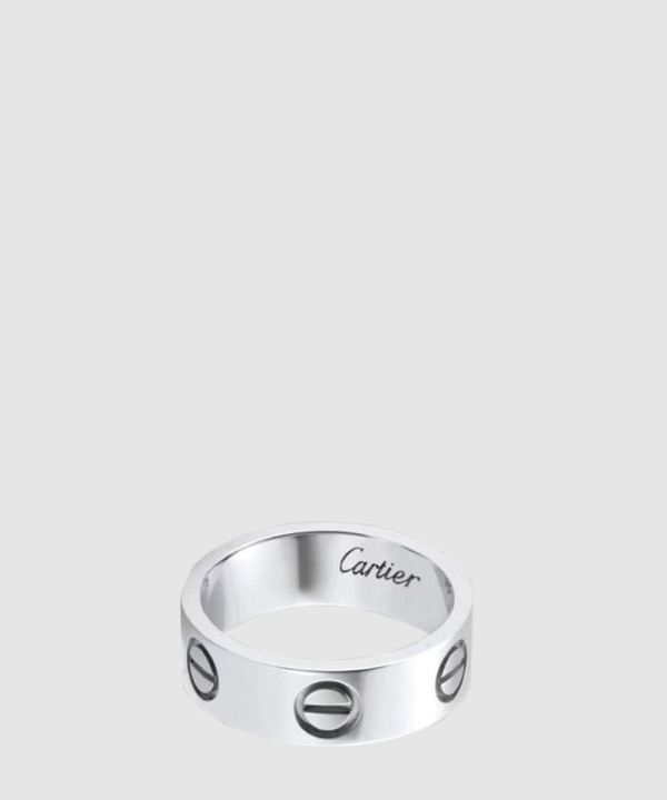 [CARTIER-까르띠에] 러브링 반지 화이트 골드 B4084700