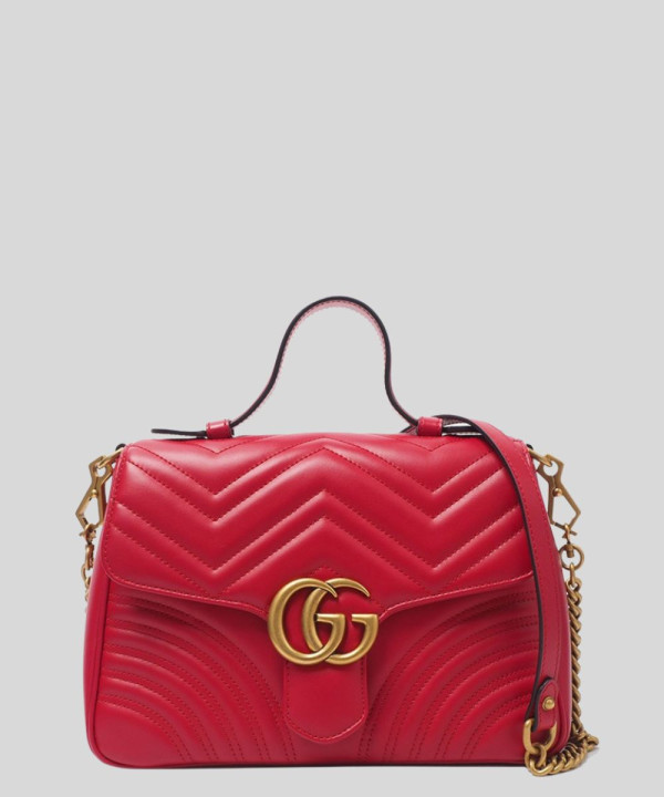 [GUCCI-구찌] GG 마몽 스몰 탑 핸들백 498110