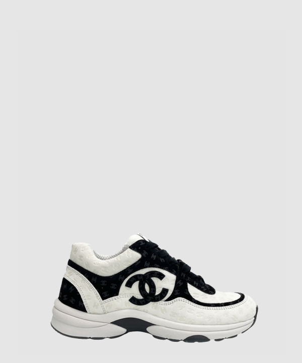 [CHANEL-샤넬] CC 로고 스웨이드 스니커즈 G39230