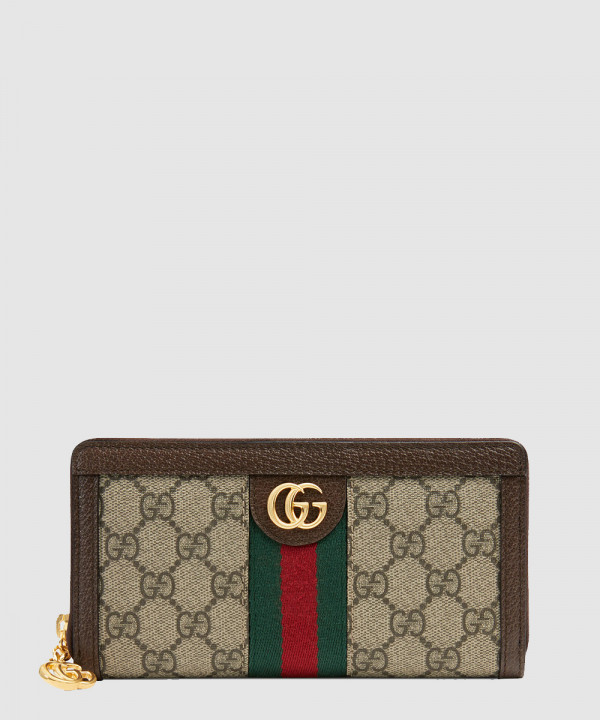 [GUCCI-구찌] GG 지퍼 달린 지갑 523154