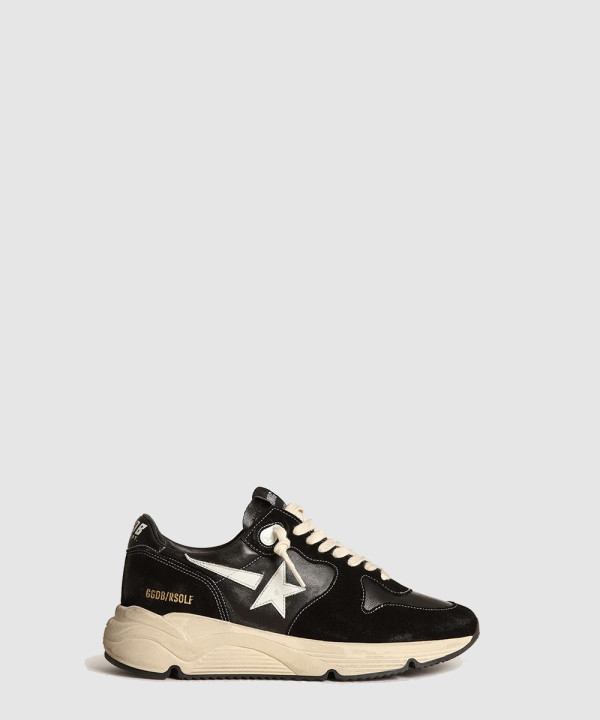 [Golden Goose-골든구스] 화이트 스타 블랙 나파 레더 & 스웨이드 런닝솔 F003775