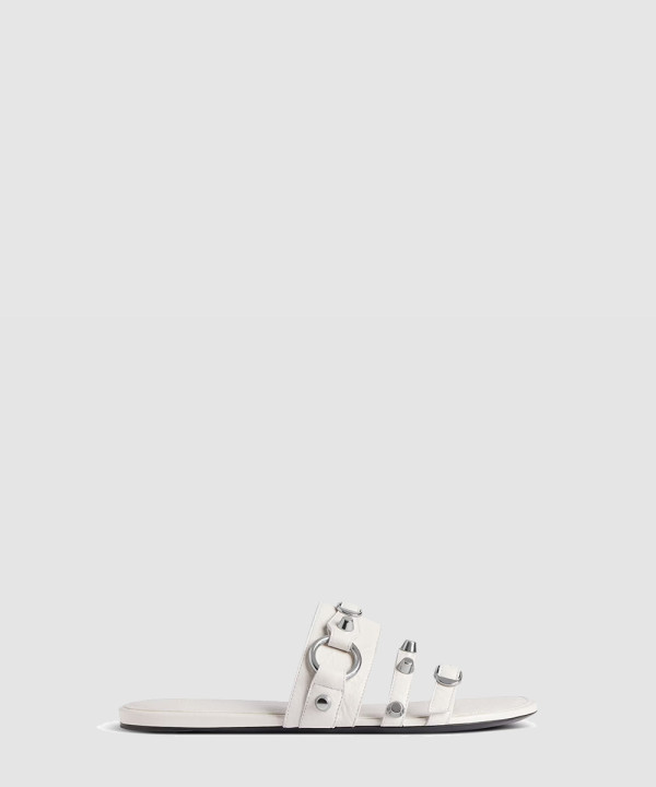 [BALENCIAGA-발렌시아가] 시티 플랫 뮬 블랙 834692