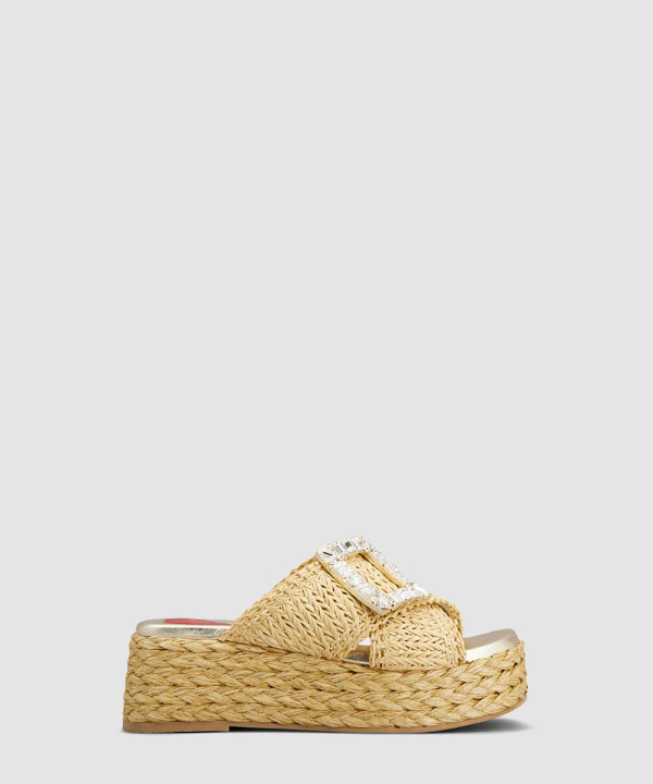 [ROGER VIVIER-로저비비에] 웨지 뮬 RVW734419606D1C013