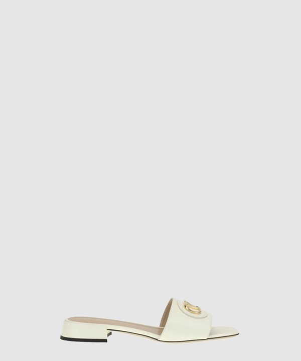 [VALENTINO-발렌티노] 브이로고 시그니처 카프스킨 슬라이드 샌들 20MM 6W0S0LT0DSH