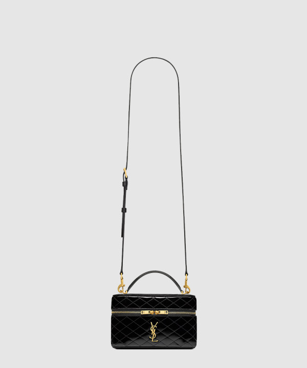 [SAINT LAURENT-생로랑] 페이턴트 가죽 소재의 GABY 배니티 백 766731