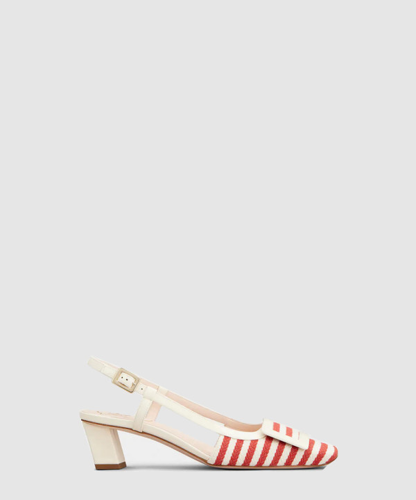 [ROGER VIVIER-로저비비에] 벨 비비에 슬링백 펌프스 RVW00625601UEC3L45