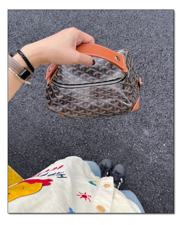 팔색조의 얼굴을 가지고 있는 고야드 파우치 BAG으로도 파우치로도 활용 만점!
