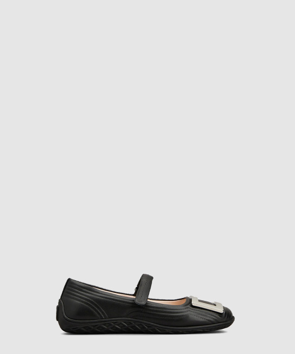 [ROGER VIVIER-로저비비에] 비브 로우 스트랩 발레리나 플랫 RVW7934336091TB999