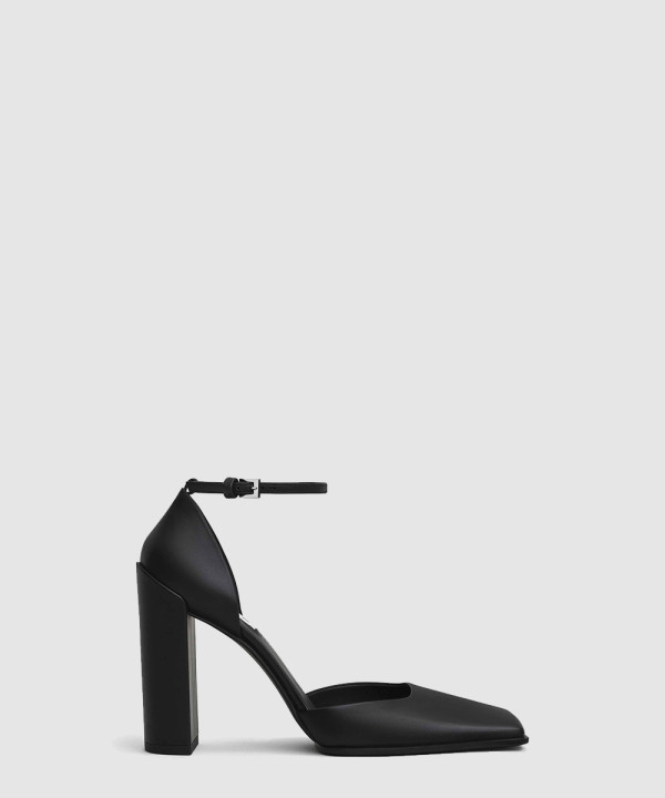 [ALAIA-알라이아] 스퀘어 D'ORSAY 펌프스 AA3E1008I049