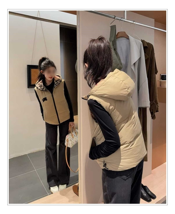 기온 뚝~! 버버리 패딩조끼 양면으로 가볍게 멋내기 어떠세요.