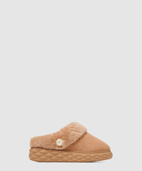 [JIMMY CHOO-지미추] 다이아몬드 맥시 뮬 F 슬링백 DIAMONDMAXIMULEFFUW