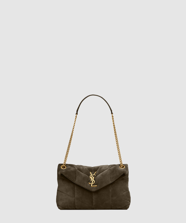 [SAINT LAURENT-생로랑] 스웨이드 소재 PUFFER 스몰 백 577476