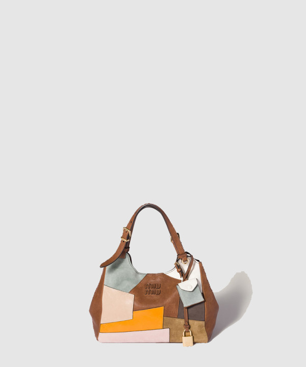 [MIU MIU-미우미우] 패치워크 가죽 핸드백 5BA304