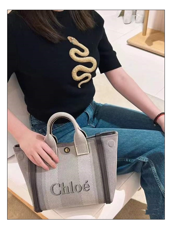 25ss 끌로에 캐리 토트백, 발전해 가는 아름다움을 언방식 하는 시간