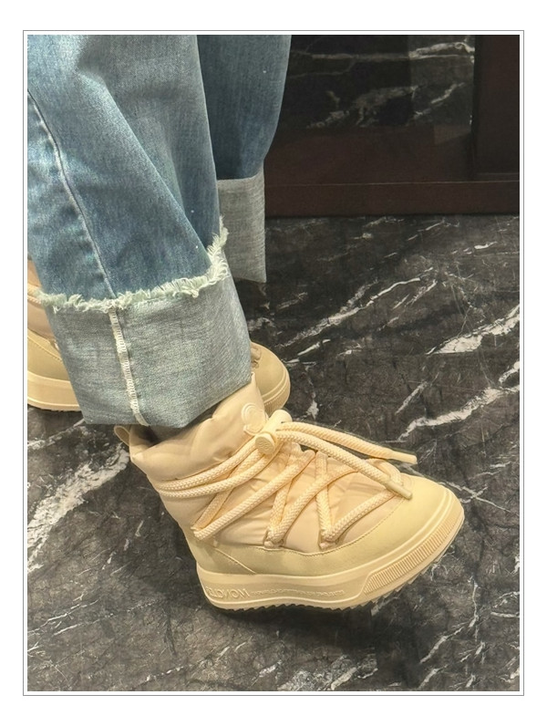 부댕 퀼팅 / 몽클레어 부츠 스노우(Altive Mid) 트렌디 청키 룩 / 끝판왕