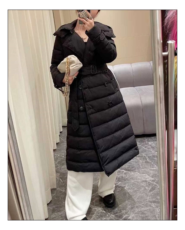 매서운 추위도 견디게 해주는 버버리 롱패딩 벨티드 Long 패.딩