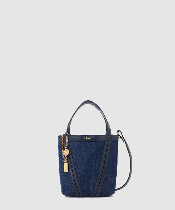 [CHLOE-끌로에] 데님 스몰 SPIN 토트 백 CH25AS812P98408