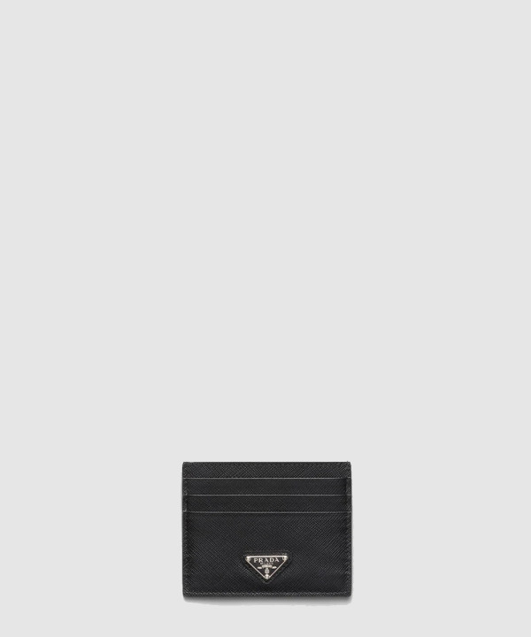 [PRADA-프라다] 사피아노 트라이앵글 로고 카드 지갑 1MC025